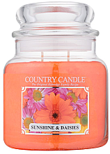 Düfte, Parfümerie und Kosmetik Duftkerze im Glas Sunshine & Daisies - Country Candle Sunshine & Daisies