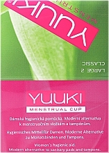 Menstruationstasse Größe L + Desinfektionsbehälter - Yuuki Classic Large 2 — Bild N1