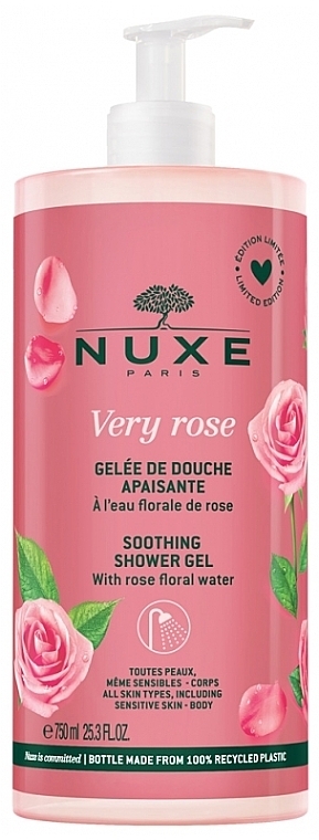Beruhigendes Duschgel - Nuxe Very Rose Soothing Shower Gel — Bild N1