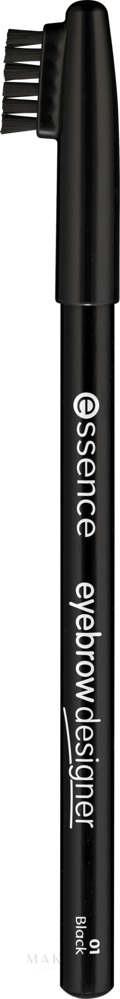 Augenbrauenstift - Essence Eyebrow Designer Pencil — Bild 01 - Black