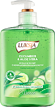 Düfte, Parfümerie und Kosmetik Flüssigseife mit Gurken und Aloe Vera - Luksja Cucumber & Aloe Vera