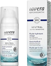 Düfte, Parfümerie und Kosmetik Feuchtigkeitsspendendes Gesichtsfluid mit Sanddornöl und Sheabutter - Lavera Neutral Ultra Sensitive Face Fluid