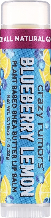 Lippenbalsam mit Blaubeer- und Zitronenduft - Crazy Rumors Blueberry Lemon Lip Balm — Bild N1