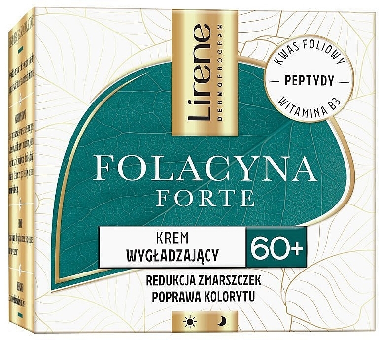 Glättende Gesichtscreme 60+  - Lirene Folacyna Forte Smoothing Cream  — Bild N1