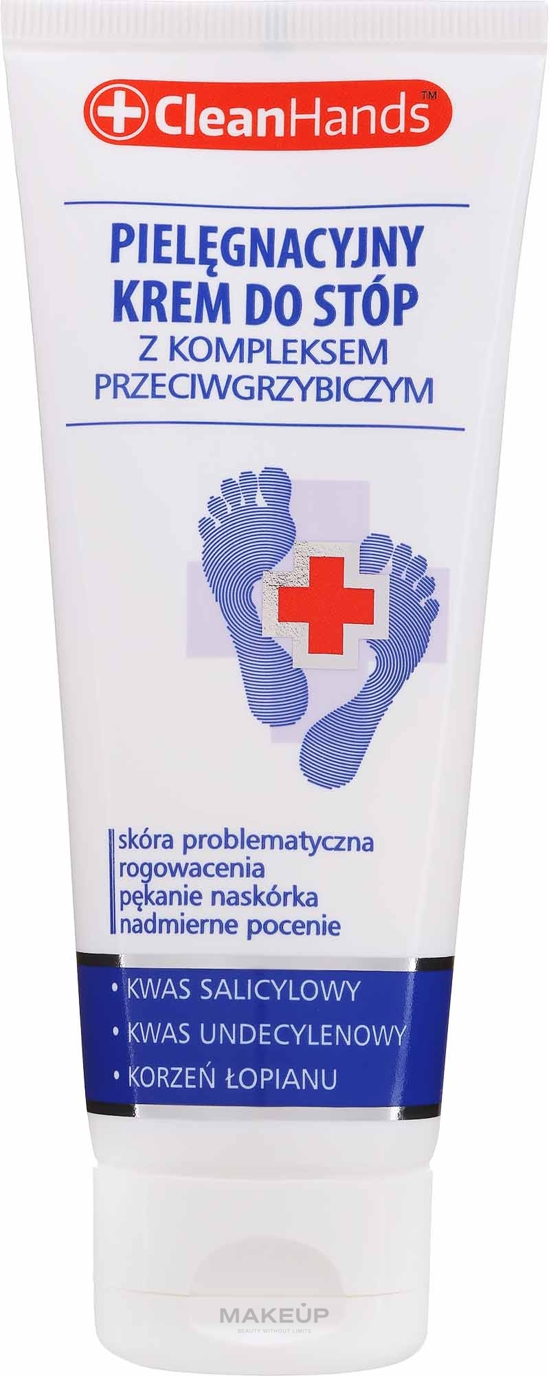 Fußcreme mit Antimykotika-Komplex - Clean Hands — Bild 75 ml