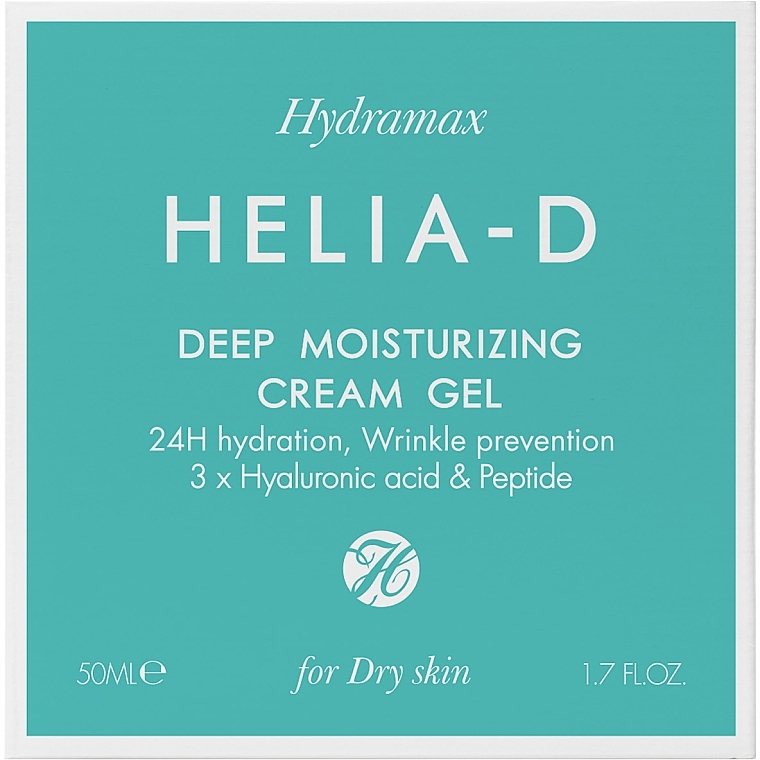 Tief feuchtigkeitsspendendes Creme-Gel für trockene Haut - Helia-D Hydramax Deep Moisturizing Cream Gel For Dry Skin — Bild N4