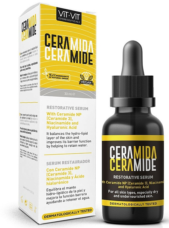Feuchtigkeitsspendendes Gesichtsserum mit Ceramiden und Hyaluronsäure - Diet Esthetic Ceramide Serum — Bild N1