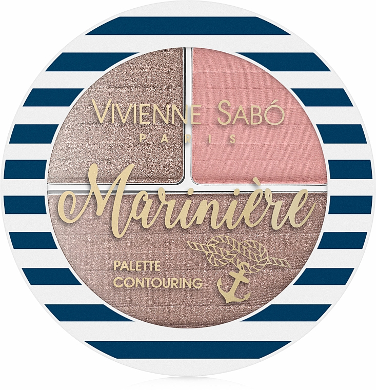 Konturierpalette für das Gesicht - Vivienne Sabo Mariniere Palette Contouring — Bild N1