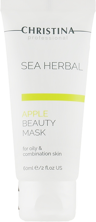 Apfelmaske für fettige und Mischhaut - Christina Sea Herbal Beauty Mask Green Apple — Bild N4