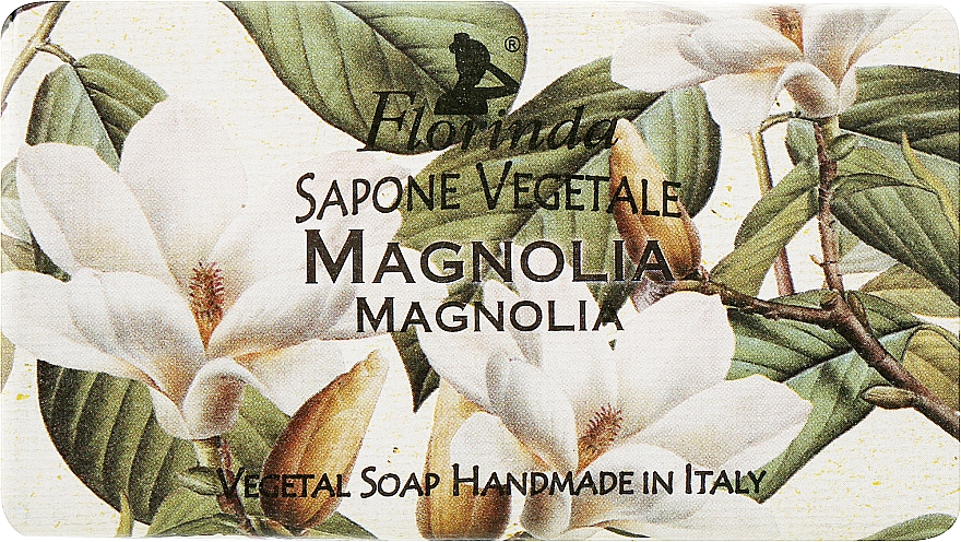 Naturseife Magnolie - Florinda Sapone Vegetale Magnolia — Bild N1