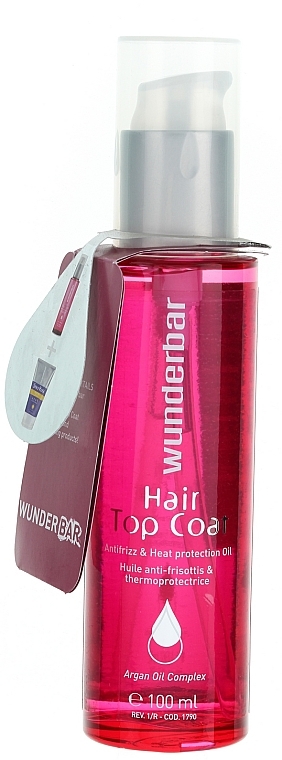 Anti-Frizz Haaröl - Wunderbar Hair Top Coat Antifrizz & Heat protection Oil — Bild N1