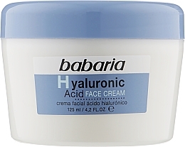 Gesichtscreme mit Hyaluronsäure - Babaria Hyaluronic Acid Face Cream — Bild N2