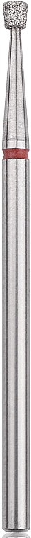 Diamant-Nagelfräser Umgekehrter Kegel 2,1 mm rot - Head The Beauty Tools — Bild N1