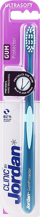 Zahnbürste, ultra-weich, türkis - Jordan Clinic Gum Protector Ultra Soft Toothbrush — Bild N1