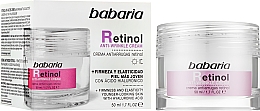 Gesichtscreme mit Retinol - Babaria Retinol Anti-Wrinkle Cream — Bild N2