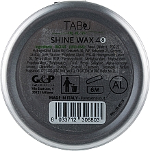 Haarwachs mit Glanzeffekt Starker Halt - Sensus Tabu Shine Wax 48 — Bild N2