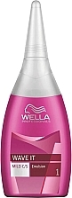 Düfte, Parfümerie und Kosmetik Dauerwell-Lotion für gefärbtes Haar - Wella Professionals Wave It Mild Emulsion 1