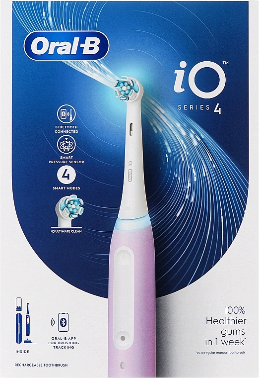 Elektrische Zahnbürste violett - Oral-B iO Series 4  — Bild N1