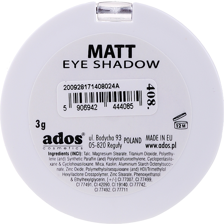 Matte Lidschatten - Ados Matt Effect Eye Shadow — Bild N12