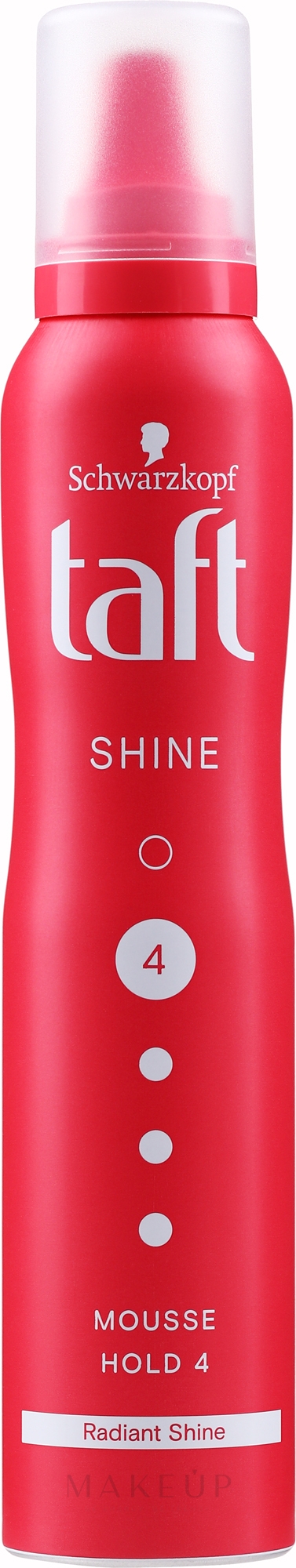Schaumfestiger für mehr Glanz Ultra starker Halt - Schwarzkopf Taft Shine Mousse Intensive Shine — Bild 200 ml