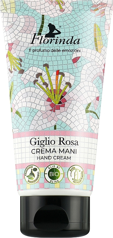 Handcreme Rosa Lilie - Florinda Mosaici Italiani Hand Cream — Bild N2