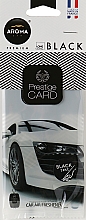 Auto-Lufterfrischer mit Zelluloseduft Black - Aroma Car Prestige Card — Bild N1