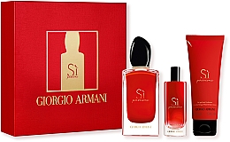 Düfte, Parfümerie und Kosmetik Giorgio Armani Si Passione - Duftset (Eau de Parfum 100ml + Eau de Parfum 15ml + Körperlotion 75ml)