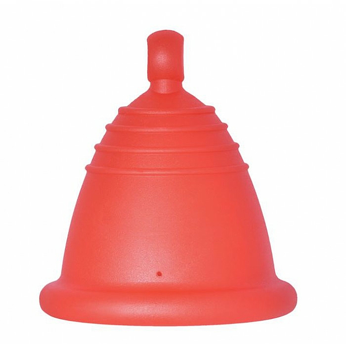 Menstruationstasse Größe XL rot - MeLuna Classic Shorty Menstrual Cup Ball — Bild N1