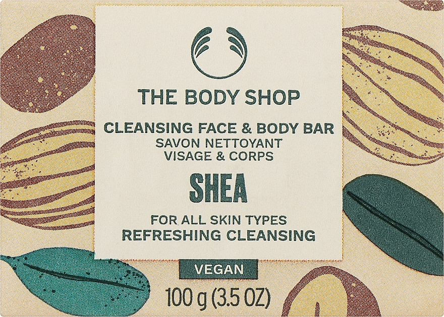 Seife mit Shea Butter - The Body Shop Face And Body Shea Soap  — Bild N1