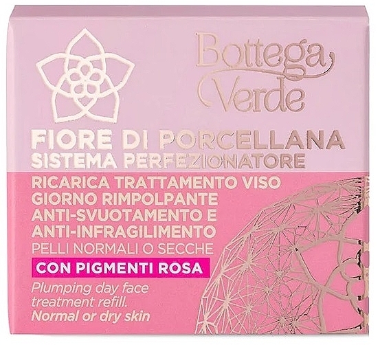 Tagesgesichtscreme - Bottega Verde Fiore Di Porcellana Plumping Day Face Treatment Refill  — Bild N2