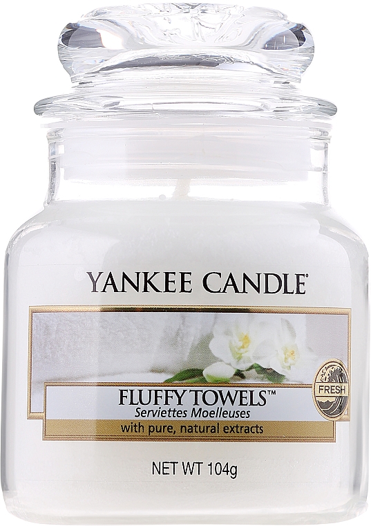 Duftkerze im Glas Fluffy Towels - Yankee Candle Fluffy Towels Jar