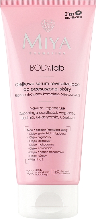 Revitalisierendes Serum für trockene Körperhaut - Miya Cosmetics Body Lab Oil Revitalizing Serum For Dry Skin — Bild N1