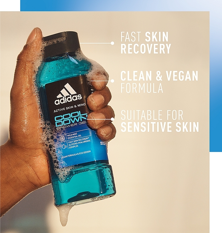 Duschgel - Adidas Active Skin & Mind Cool Down Shower Gel — Bild N4