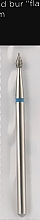 Düfte, Parfümerie und Kosmetik Diamant-Nagelfräser Flamme 1,8 mm blau - Head The Beauty Tools