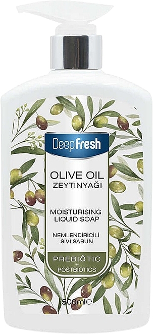 Flüssige Handseife mit Olivenöl - Aksan Deep Fresh Prebiotics Moisturising Liquid Soap Olive Oil — Bild N1