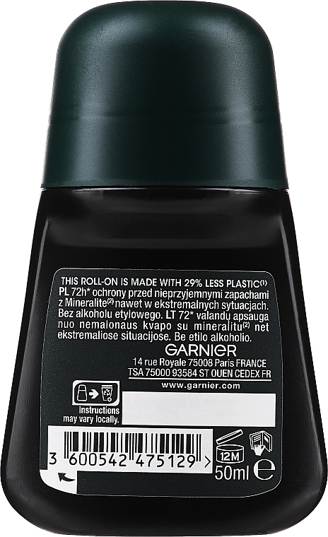 Deo Roll-on Antitranspirant - Garnier Mineral Deodorant Extreme — Bild N2
