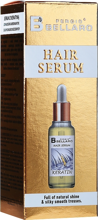 Pflegendes und regenerierendes Haarserum mit Keratin - Fergio Bellaro Hair Serum Keratin — Bild N1
