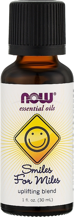 Ätherisches Öl mit Zitrusduft - Now Foods Essential Oils Smiles for Miles Oil Blend — Bild N1