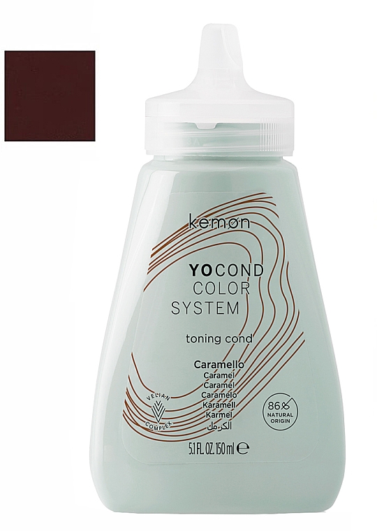 Getönter Conditioner Karamell - Kemon Yo Cond Color System — Bild N2