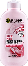 Düfte, Parfümerie und Kosmetik Beruhigende Make-up Gesichtsreinigungsmilch mit Rosenwasser - Garnier Skin Naturals Essentials Hydration