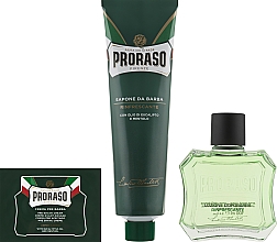Set - Proraso Green Classic Shaving Duo (Rasiercreme mit Menthol und Eukalyptus 150ml + After Shave Lotion mit Menthol und Eukalyptus 100ml) — Bild N2