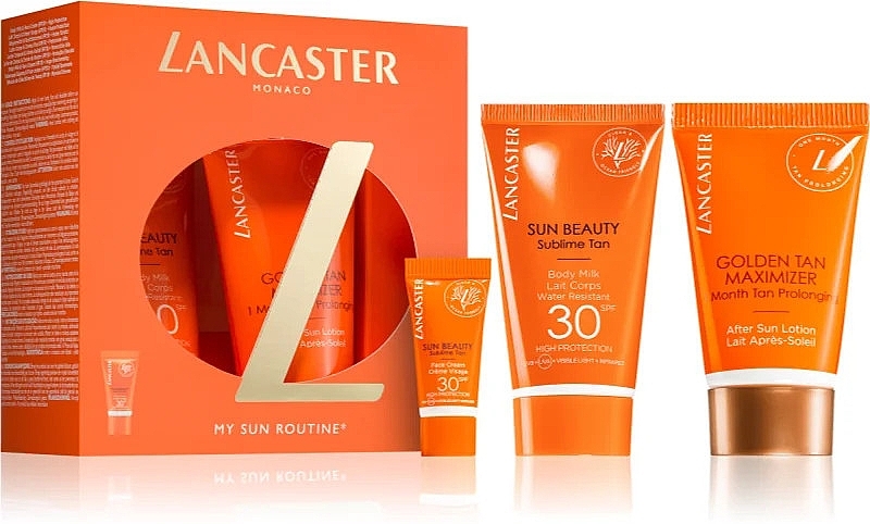 Lancaster Sun Beauty (Körpermilch 50 ml + Creme 3 ml + Körperlotion 50 ml) - Set — Bild N1