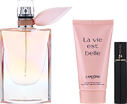 Düfte, Parfümerie und Kosmetik Lancome La Vie Est Belle - Duftset (Eau de Parfum 50ml + Mascara 2ml + Körperlotion 50ml)
