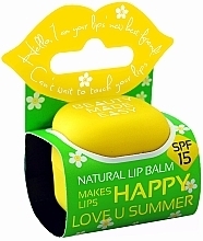 Düfte, Parfümerie und Kosmetik Lippenbalsam mit Sonnenschutz - Beauty Made Easy Love u Summer Natural Lip Balm SPF 15