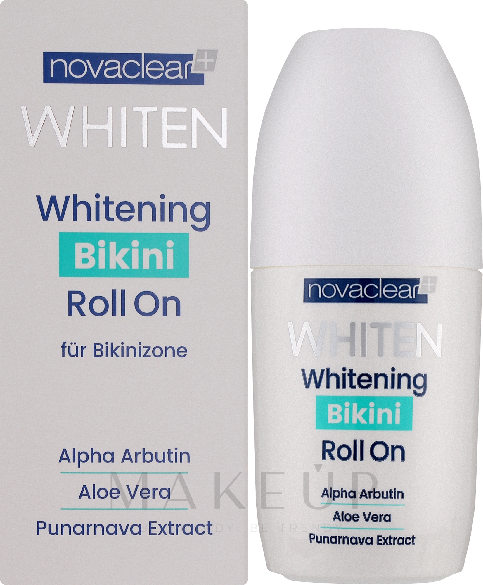 Aufhellungsroller für die Bikinizone - Novaclear Whiten Whitening Bikini Roll On — Bild 50 ml