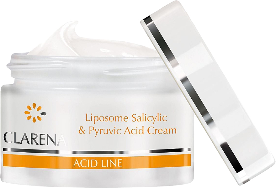 Gesichtscreme mit Salicyl- und Brenztraubensäure - Clarena Liposome Pyruvic Acid Salicylic & Cream — Bild N2