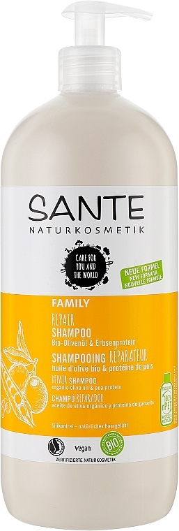 Shampoo mit Olivenöl und Erbsenprotein - Sante Olive Oil & Pea Protein Repair Shampoo — Bild N5