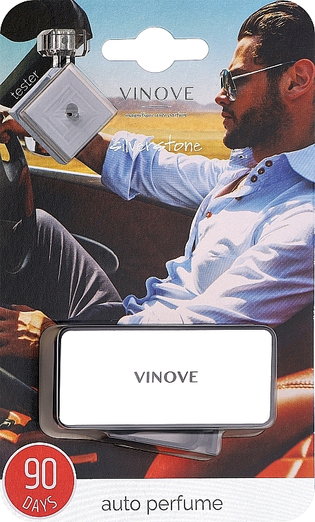 Vinove Silverstone - Auto-Lufterfrischer (silbern) — Bild N1