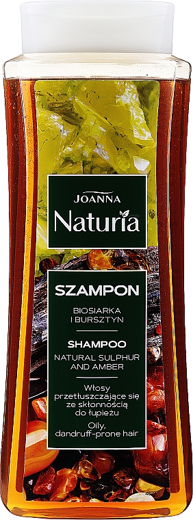 Anti-Schuppen Shampoo für fettiges Haar mit Bio-Schwefel und Bernstein - Joanna Naturia Shampoo Biosandar And Amber — Bild N3
