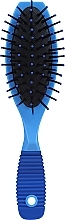Haarbürste oval 17,5 cm blau - Ampli — Bild N1